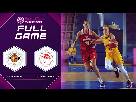 LIVE - BC Nadezhda v Olympiacos S.F.P. | EuroCup Women 2021-22