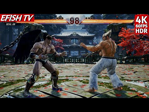 Devil Jin vs Heihachi  (Hardest AI) - Tekken 8
