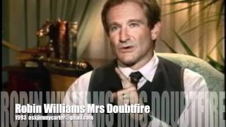 Robin Williams interview with Jimmy Carter  Mrs Doubtfire 1993