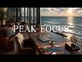 Deep Work Music | Ocean Sunset Ambiance for Flow State &amp; Productivity to Finish Big Project