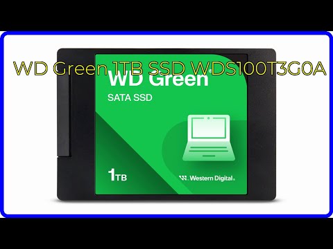 REVIEW (2026): WD Green 1TB SSD WDS100T3G0A. ESSENTIAL details