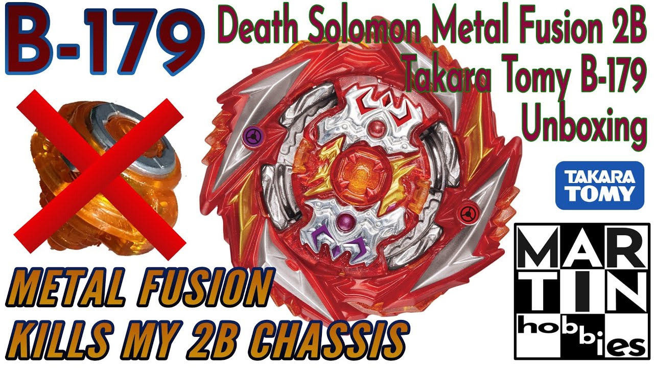 Takara Tomy B-179 Death Solomon Metal Fusion 2B Unboxing and regrets