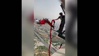 #bunjeejumping #bunji #adrenaline #banji #bunjee #milad_tower #bravegirls #iraniangirl