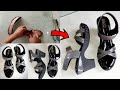 Handmade casual block heel sponge bottom sandal  handmade sandal making  with simple tools