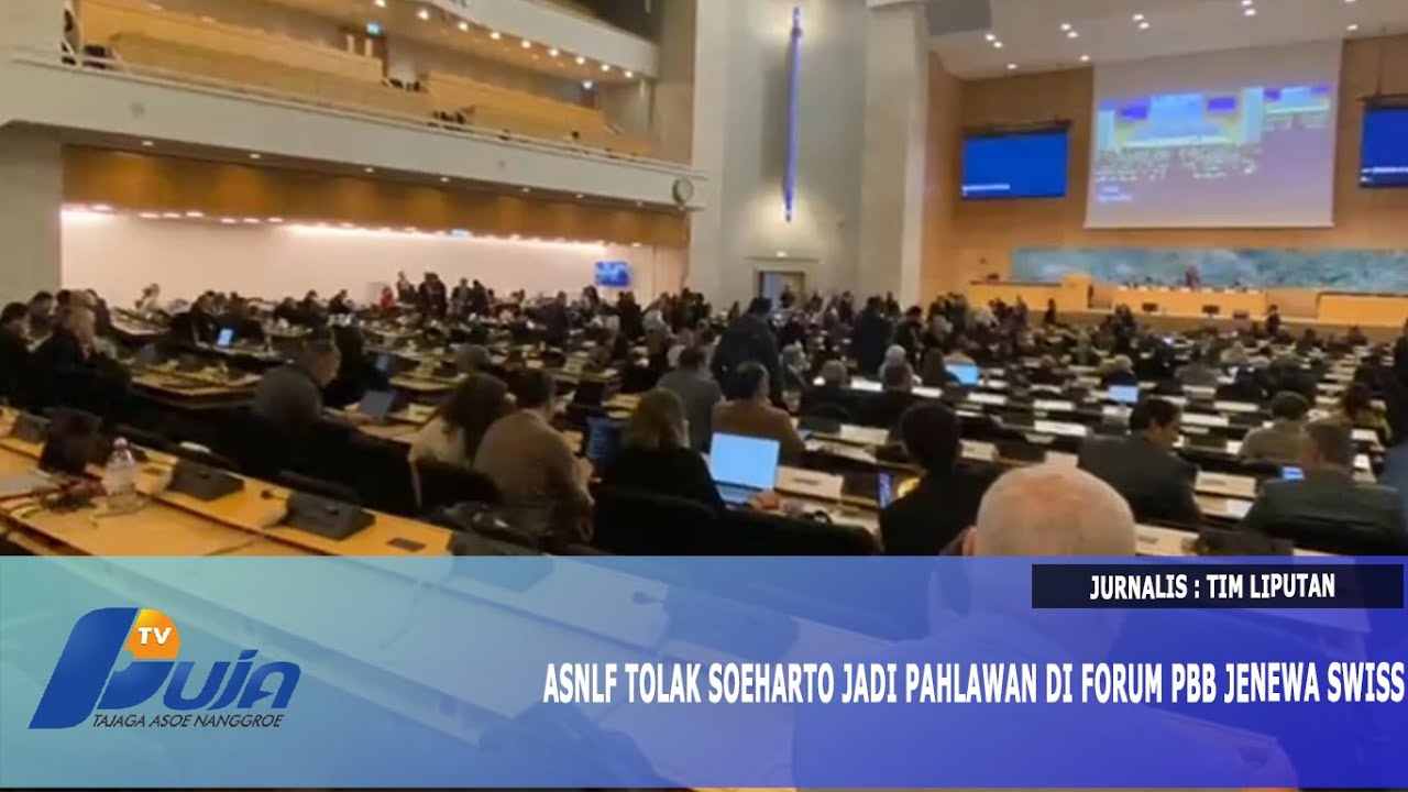 ASNLF Tolak Soeharto Jadi Pahlawan di Forum PBB Jenewa Swiss