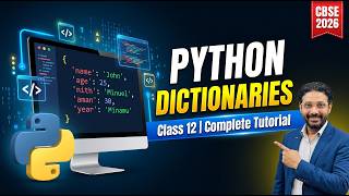 Python Dictionaries Explained | Class 12 Computer Science Chapter 1 | Complete Tutorial