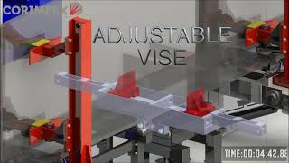 محاكاة عملية تصنيع عارضة الجمالون ـ Simulation of the manufacturing process of a truss beam