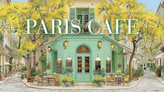 🌿PARIS CAFE 🌿 French Instrumental Music — The Mint Green Café | Harp, Piano & Accordion