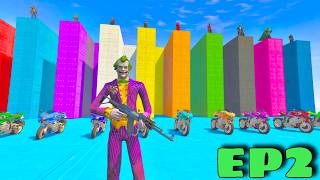 Joker vs All Superheroes Ragdoll Chaos in GTA 5 – Ultimate Battle
