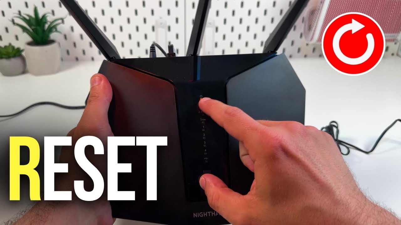 How to Easily Factory Reset Your Netgear Nighthawk RAX30 Router - YouTube