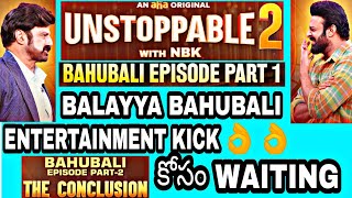 Unstoppable prabhas bahubali episode review part 1 |Nbk with Prabhas|Unstoppable 2 prabhas episode