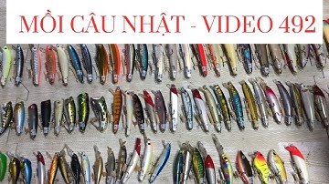Mồi Câu Nhật:  Mồi Câu Pop, Mồi Lure Minnow, Cá Lure Lóc Chẽm, Lure Ghềnh - Video 492