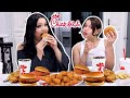 CHICK-FIL-A MUKBANG WITH MY LITTLE SISTER! *answering juicy questions*