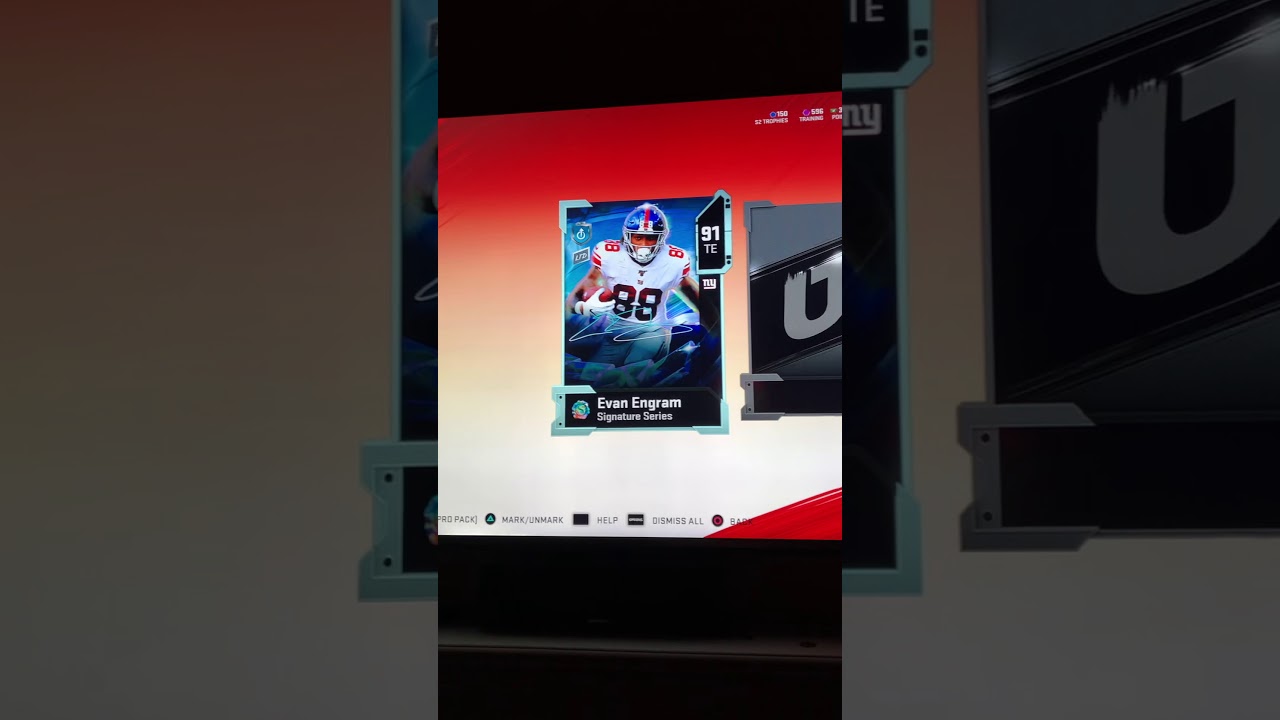 91 Evan Ingram signature pull! Bam!!
