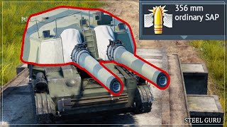 356Mm Battleship Gun On An Asu-57