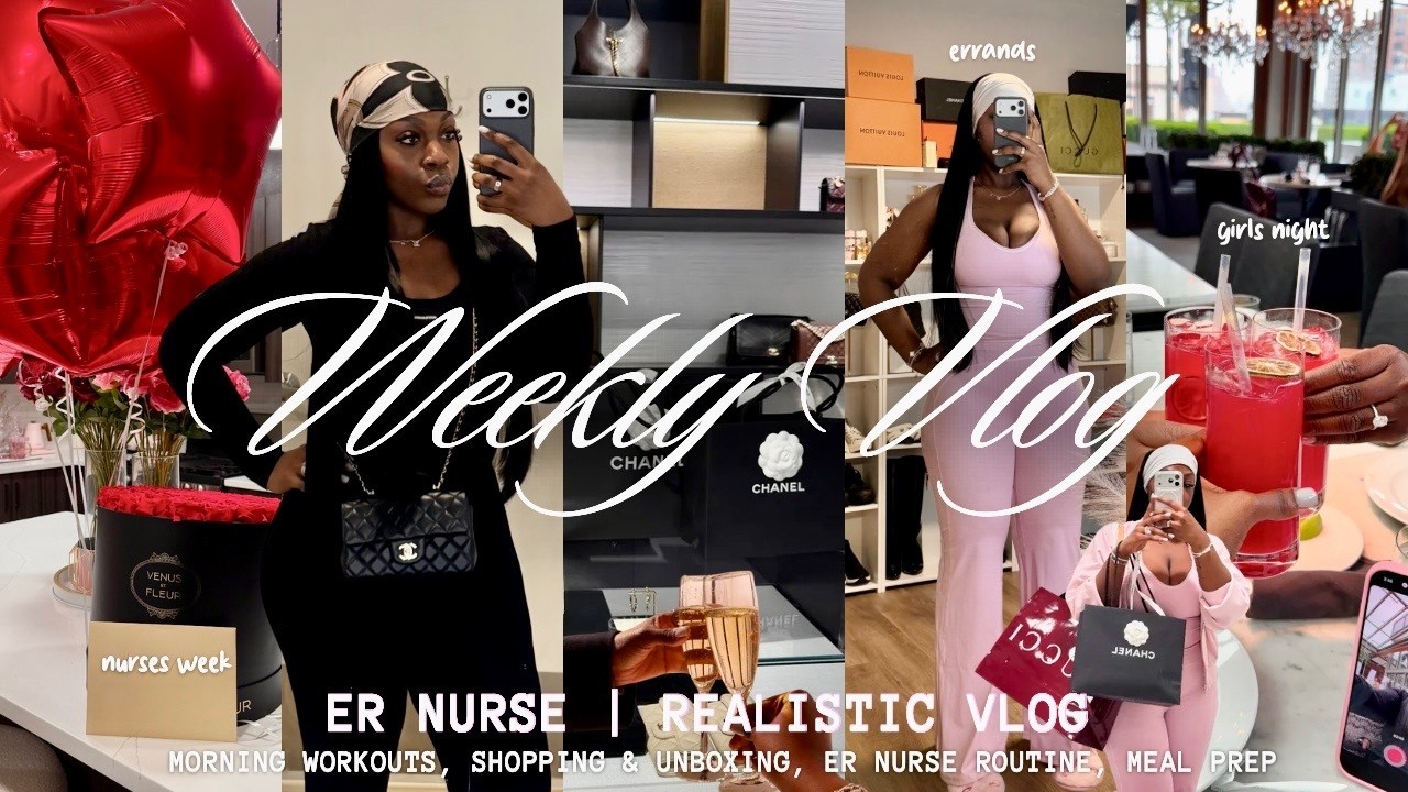 Vlog: ER Nurse | Morning Workouts, Shopping, Night Out, Meal Prep, Vitamins + Becoming Distant?