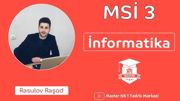 MSİ 3, İnformatika suallarının video-izahı