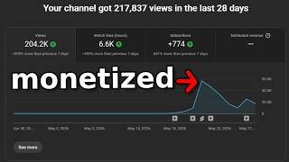 how i got monetized in 7 days (after failing for 6 years)