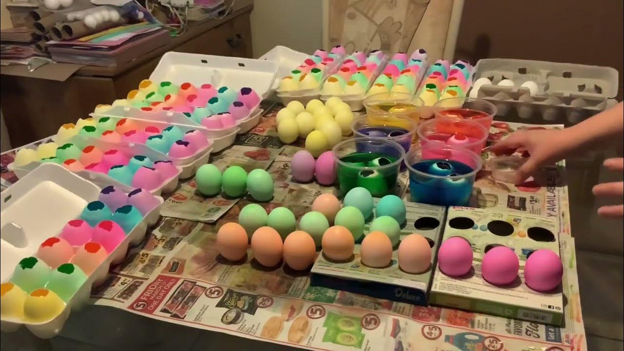 🎉 hacer huevos confetti paso a paso para pascua/pintar cascarones