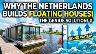 Why The Netherlands Builds Floating Houses: The Genius Solution to Rising Water!