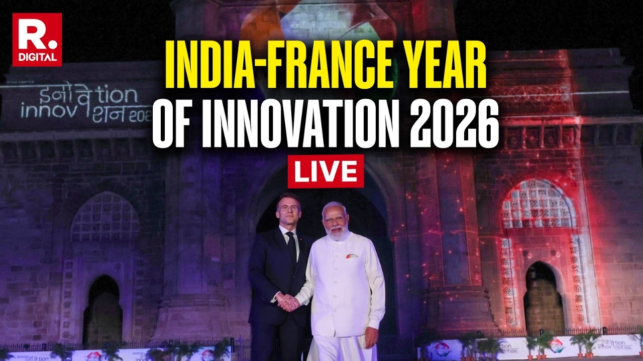 LIVE: PM Modi & Macron Inaugurate India-France Year Of Innovation 2026 At Gateway Of India | Mumbai