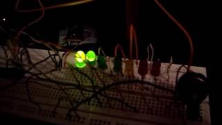 Mono ATmega8 VU Meter