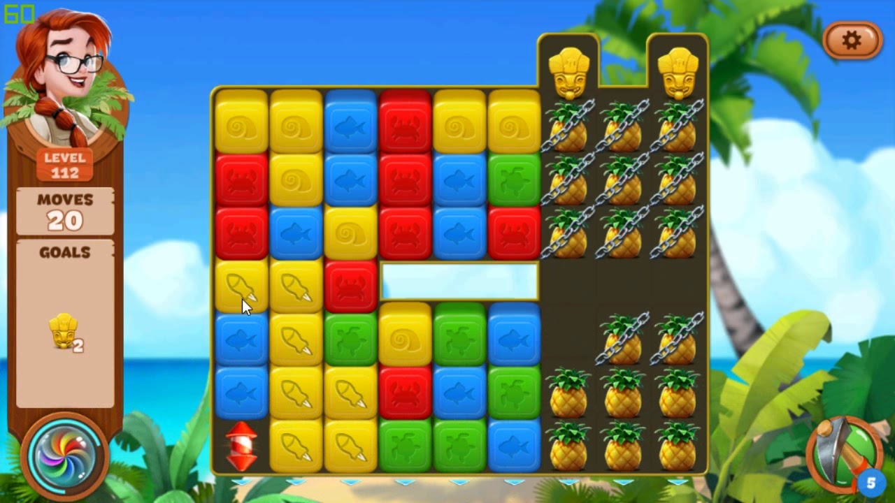 Lost Island Blast Adventure level 112