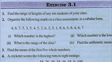 Class 7th maths l Exercise 3.1 l NCERT l Data Handling l Chapter 3 l Solution l Carb Academy