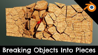 Breaking Objects Into Pieces | Blender 3.5 Tutorial