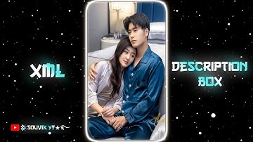 JEENE LAGA HOON PEHLE SE JYADA 😌❤NEW TREND XML🎟️🦋XML FILE ALIGHT MOTION 👀💥@souvikyt220