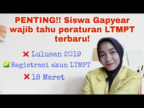 Registrasi Akun LTMPT Untuk Siswa Gapyear || Pendaftaran SBMPTN / UTBK 2022