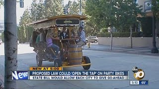 Proposed law could 'open the tap' on party bikes