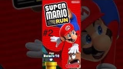 Super Mario Run gameplay #2 (World 2 + Toad Rally And Remix 10)