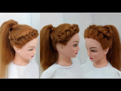 Three Ways to Style a High Ponytail: Easy Hairstyles - YouTube