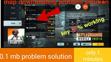 Battleground_Mobile_ India Map Not Downloading l. 0.1mb map problem l. BGMI 0.1 MB Problem solve100%