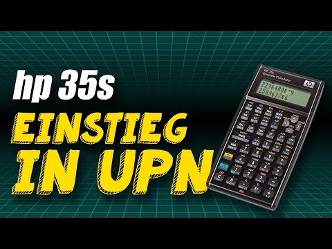 HP 35S #01 - Einstieg in UPN