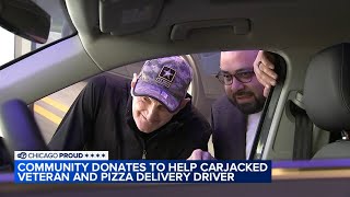 Community donations help 81-year-old pizza delivery man buy new car after Chicago carjacking