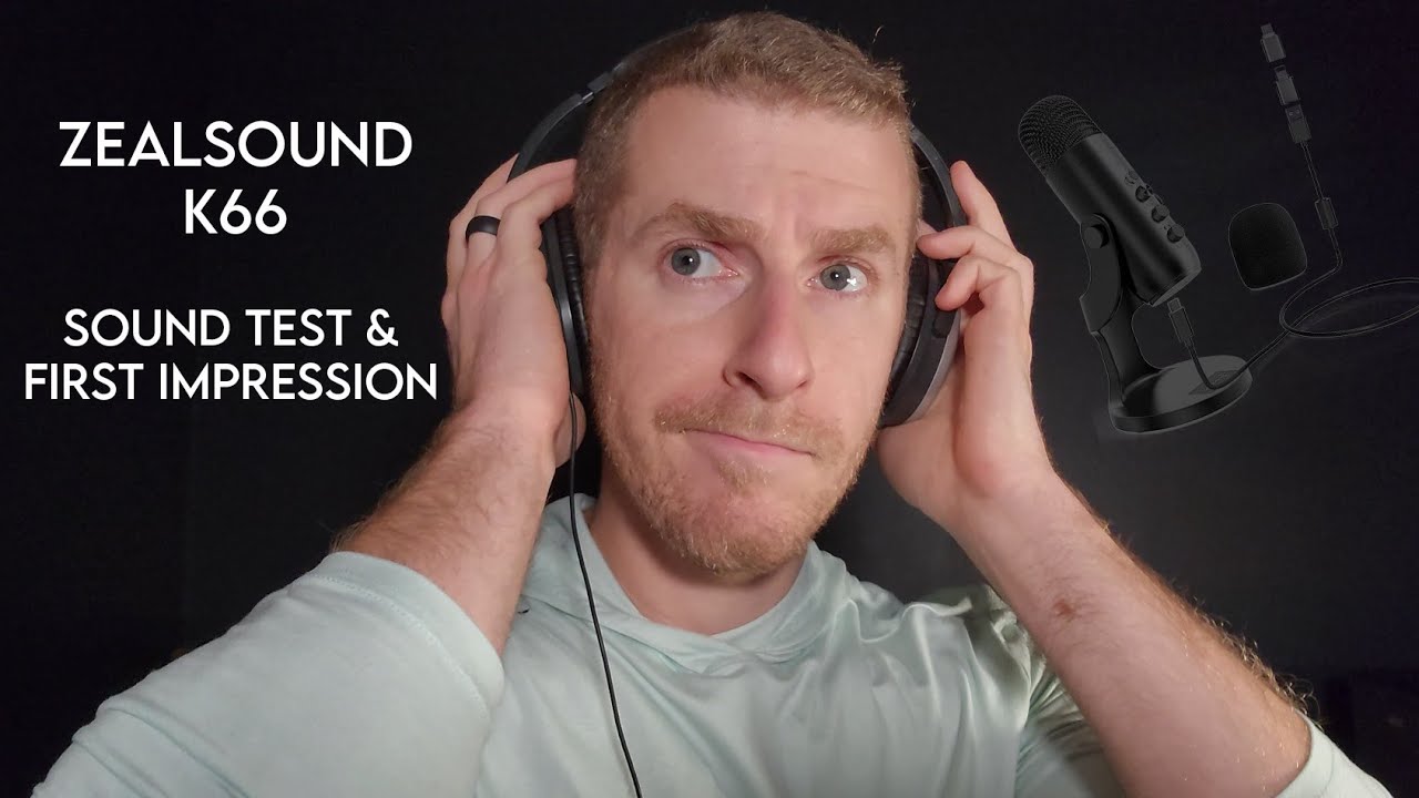 ZealSound USB Microphone Review & Sound Test (Model: K66) 