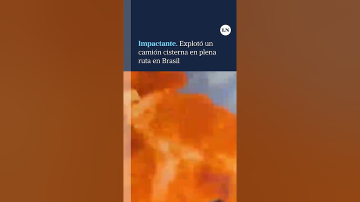 Brasil: impresionante explosión de un camión cisterna en plena ruta