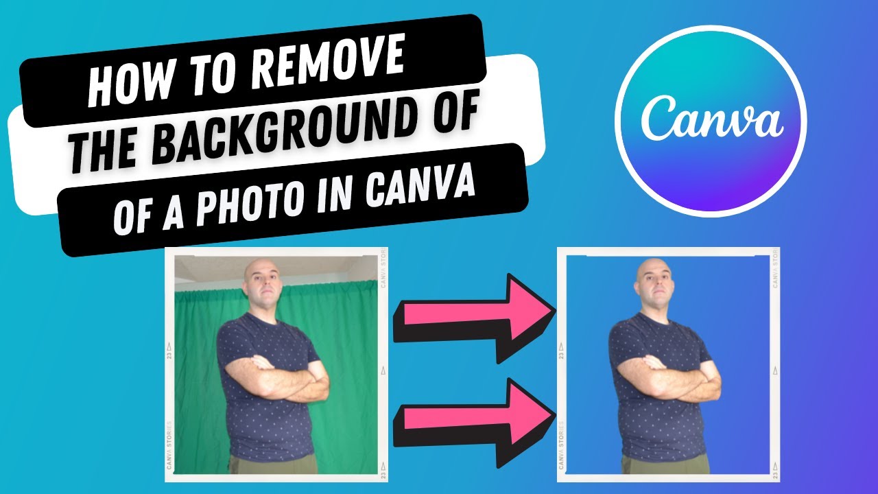 How To Remove The Background Of A Photo In Canva - YouTube