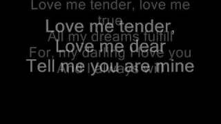 Love Me Tender By Norah Jones Lyrics chords