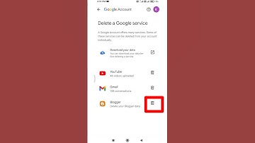 How to Delete Blogger Account || Blogger ki service Permanently Delete