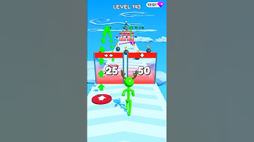 Tall man run 143 level 👍 #games