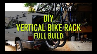 DIY Vertical bike rack full build