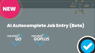 New AI powered Autocomplete Job Entry for Mandata Go TMS