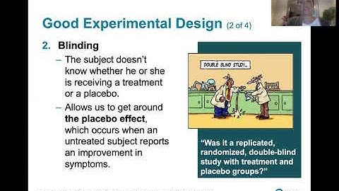1.3.2 Collecting Sample Data - Qualities of Good Experimental Design
