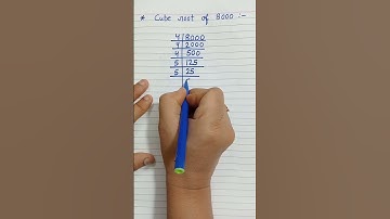 Cube root of 8000 in easy way # Nidhi academy # a short video