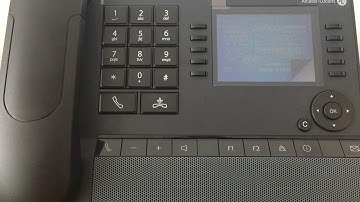 Alcatel 8058/8068 IP Konfiguration