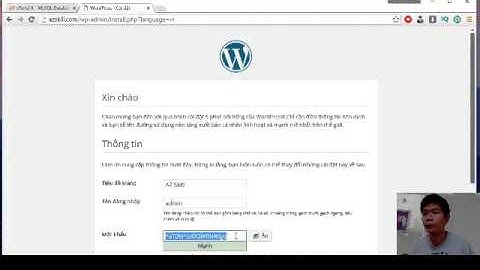 Hướng dẫn cài đặt Wordpress thủ công