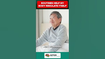 Routines help my body regulate itself.